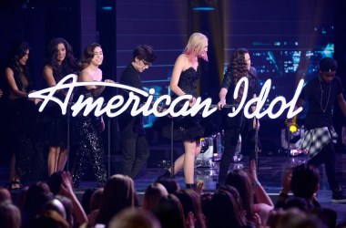 The cast of Season 15 onstage during FOX's 'American Idol' Finale For The Farewell Season at Dolby Theatre on April 7th, 2016 in Hollywood, California