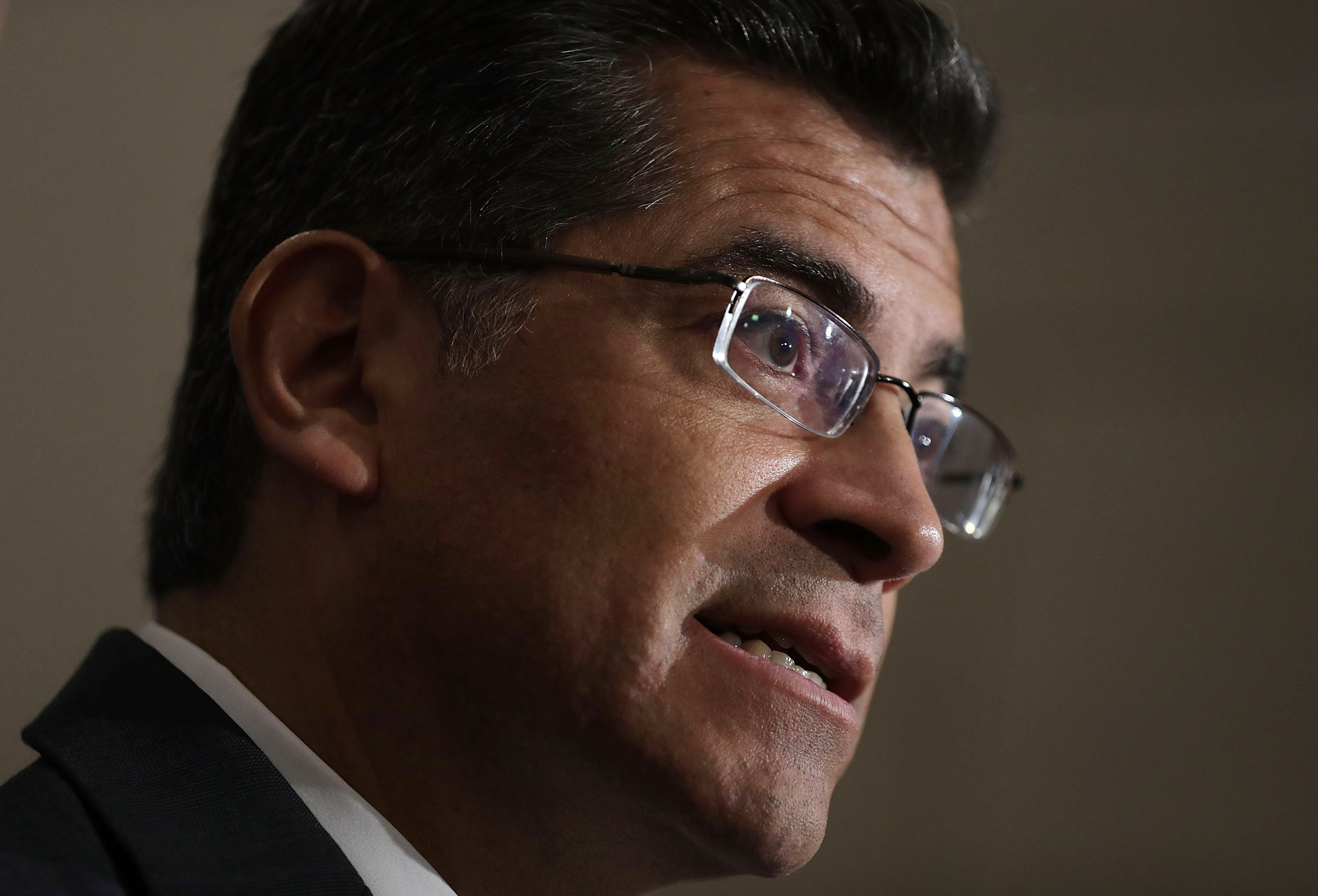 California Attorney General Xavier Becerra.