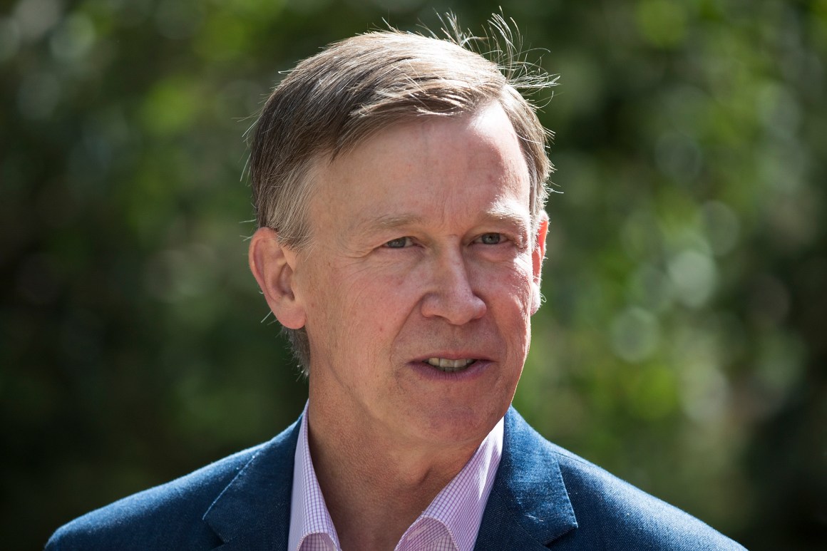 Colorado Governor John Hickenlooper.