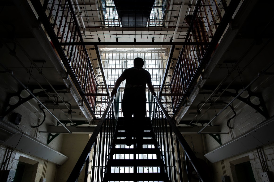 A general view inside the former Reading prison building in Reading, England.