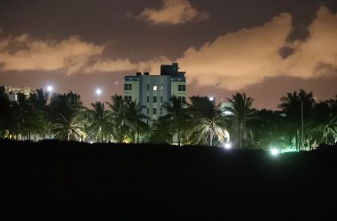 Part of the Miami Beach skyline.