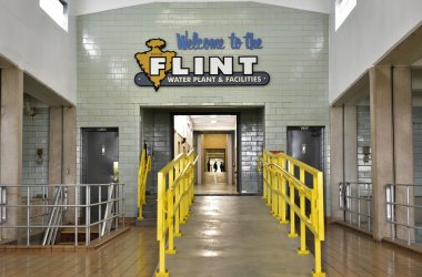 The interior of the Flint water plant is seen on September 14th, 2016, in Flint, Michigan.