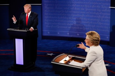 Former presidential candidates Donald Trump and Hillary Clinton.