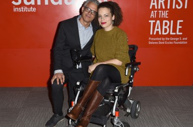 Omar Wasow and director Jennifer Brea at Sundance