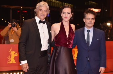 Actor Francisco Reyes, actress Daniela Vega, and film director and screenwriter Sebastian Lelio.