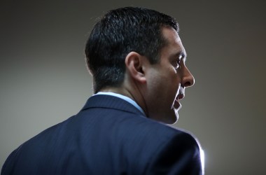 Representative Devin Nunes talks to reporters on February 27th, 2017, in Washington, D.C.