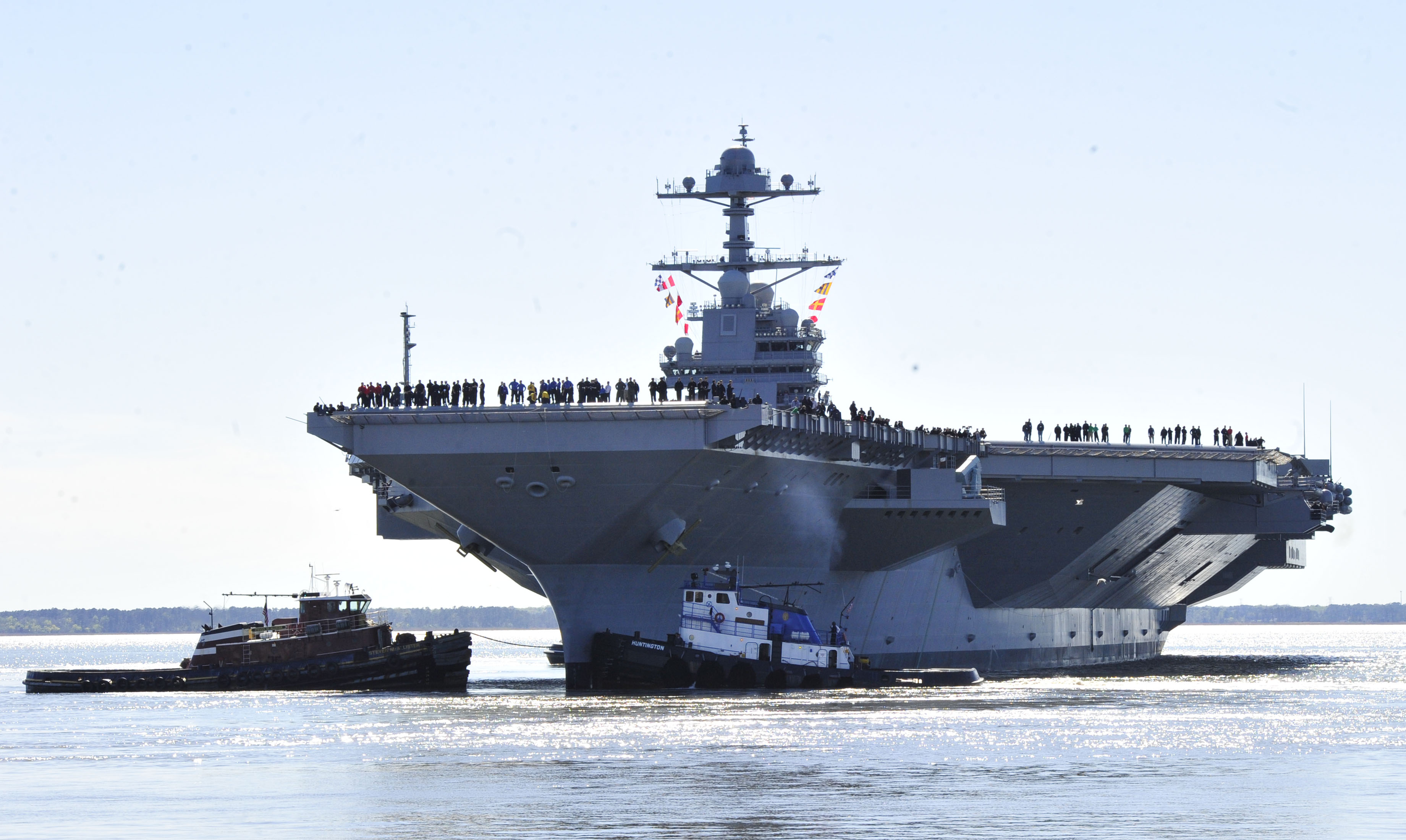 The U.S.S. Gerald Ford.