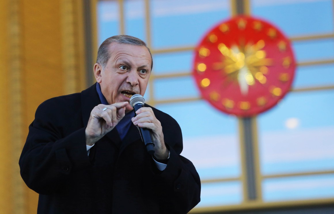 Turkish President Recep Tayyip Erdoğan.