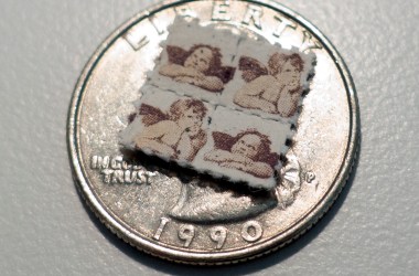 Tabs of LSD on a quarter.