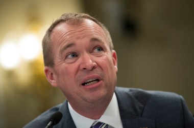 Director of the Office of Management and Budget Mick Mulvaney testifies during a House Budget Committee hearing concerning the Trump administration's fiscal year 2018 budget on May 24th, 2017, in Washington, D.C.