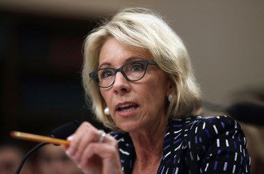 Secretary of Education Betsy DeVos in Washington, D.C., on May 24th, 2017.