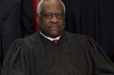 Supreme Court Associate Justice Clarence Thomas sits for an official photo in Washington, D.C., on June 1st, 2017.