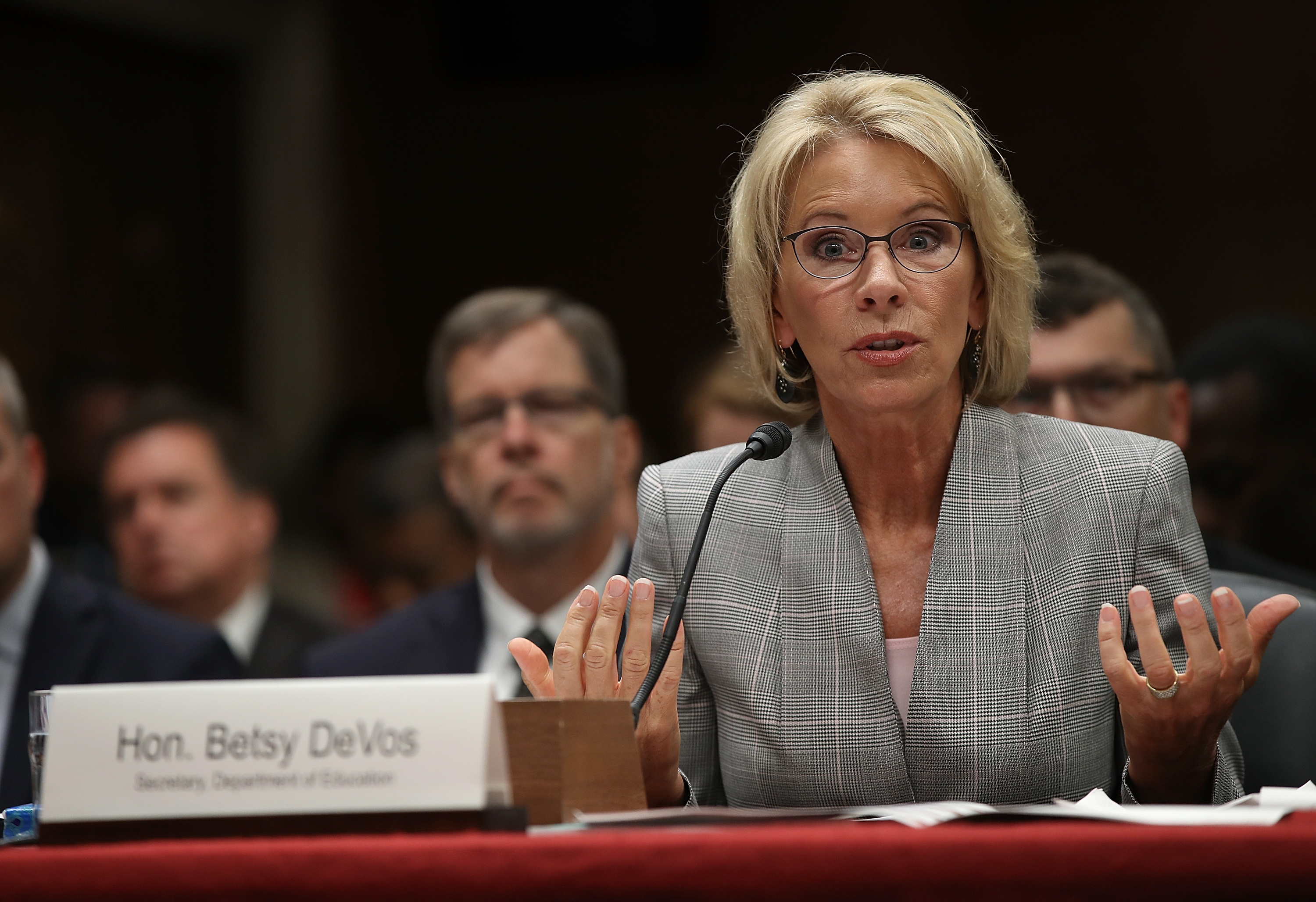 Secretary of Education Betsy DeVos, pictured here in June of 2017.