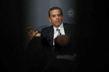 Antonio Villaraigosa speaks in San Francisco, California, on June 6th, 2017.