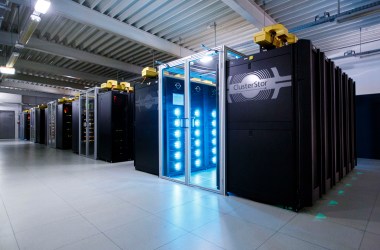 The German Climate Computing Center in Hamburg, Germany, uses a Mistral supercomputer to harness vast amounts of data for analyzing climate change and creating simulations for future climate activity on June 7th, 2017.