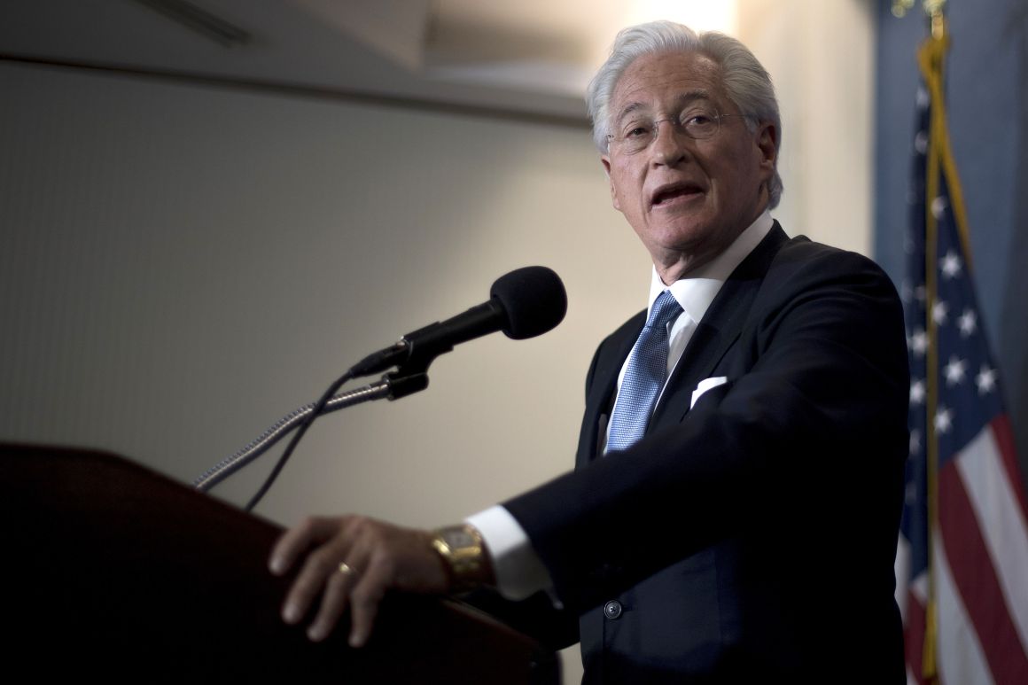 Donald Trump's personal attorney, Marc Kasowitz, delivers a statement to the press in Washington, D.C., on June 8th, 2017.