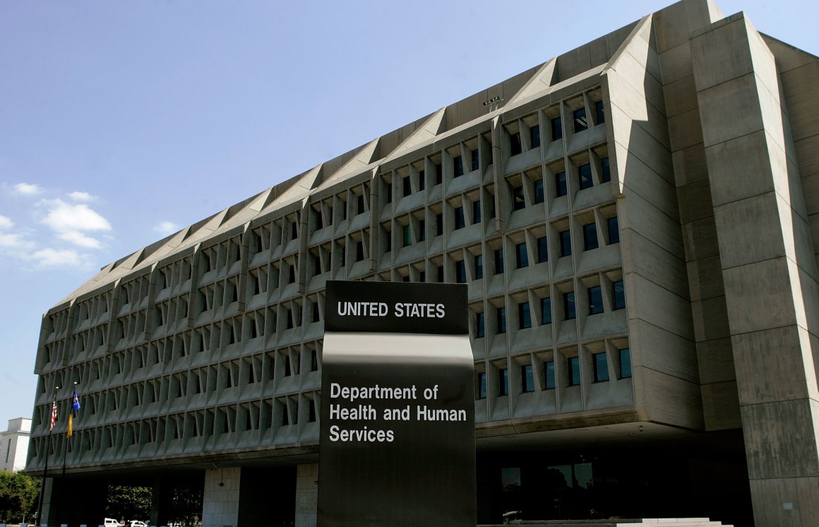 The U.S. Department of Health and Human Services building