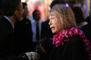 Joan Didion on March 29th, 2007, in New York City.