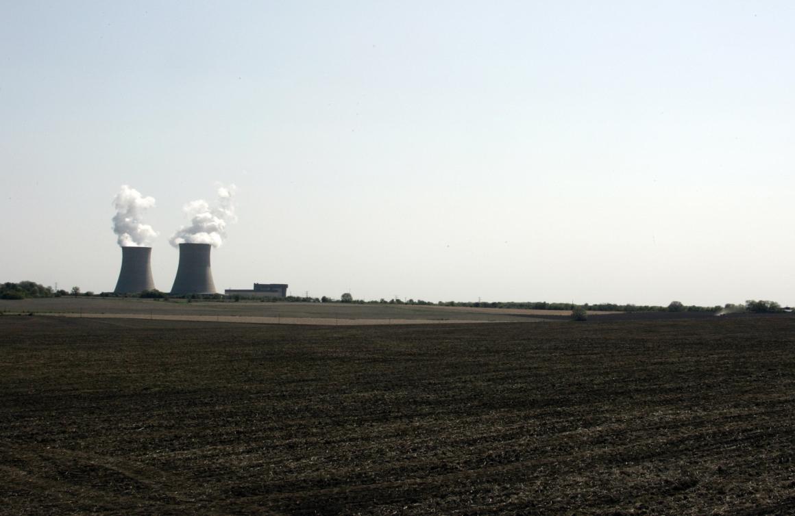 The Exelon Byron Nuclear Generating Stations running at full capacity on May 14th, 2007, in Byron, Illinois.