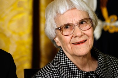 Harper Lee before receiving the 2007 Presidential Medal of Freedom in the East Room of the White House on November 5th, 2007, in Washington, D.C.