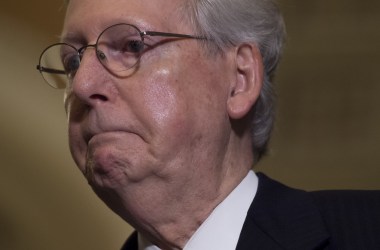 Senate Majority Leader Mitch McConnell speaks about the Senate Republican's health-care bill at the U.S. Capitol in Washington, D.C., on June 27th, 2017.