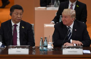 China's President Xi Jinping and U.S. President Donald Trump.