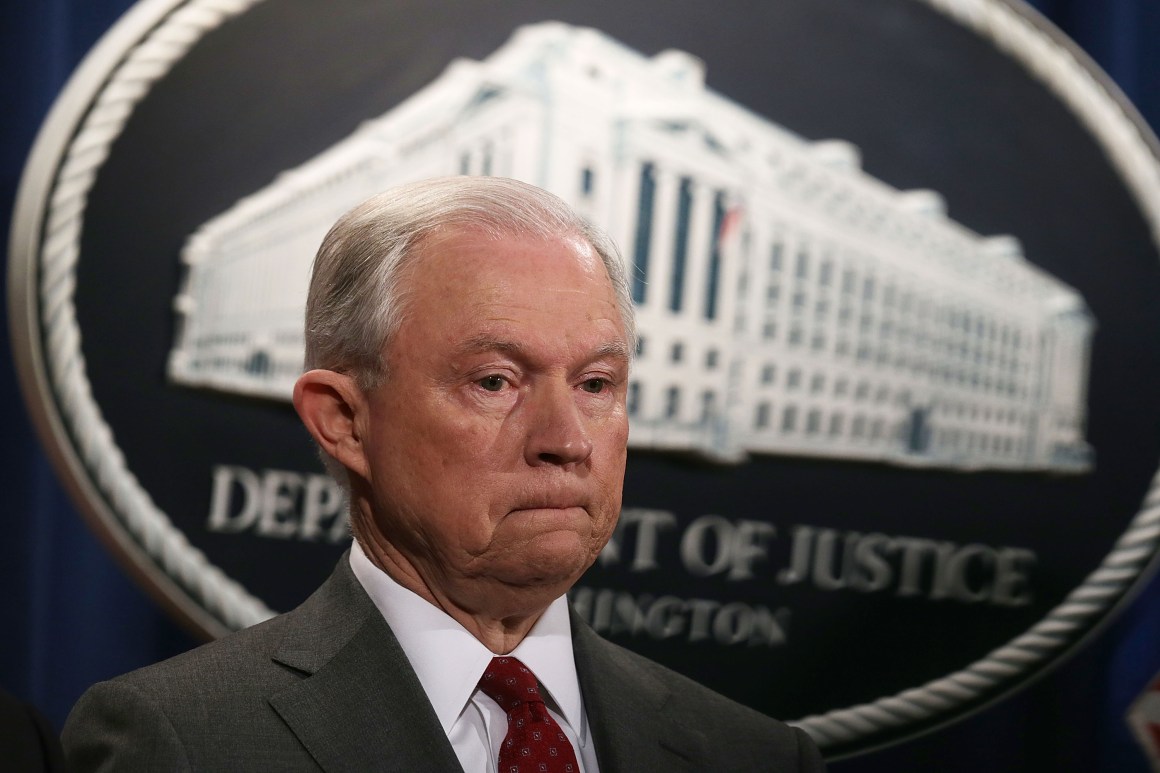 U.S. Attorney General Jeff Sessions.