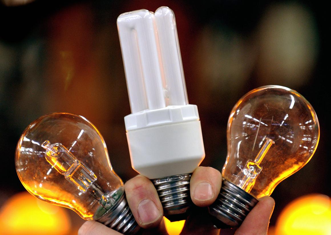 Energy-saving lightbulbs