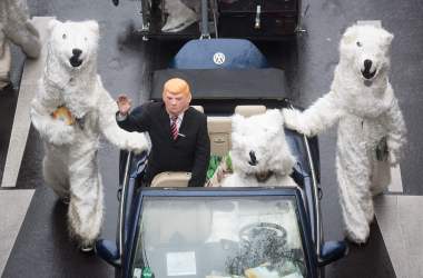 Activists in Bonn, Germany, demonstrating during COP23 on November 11th, 2017.