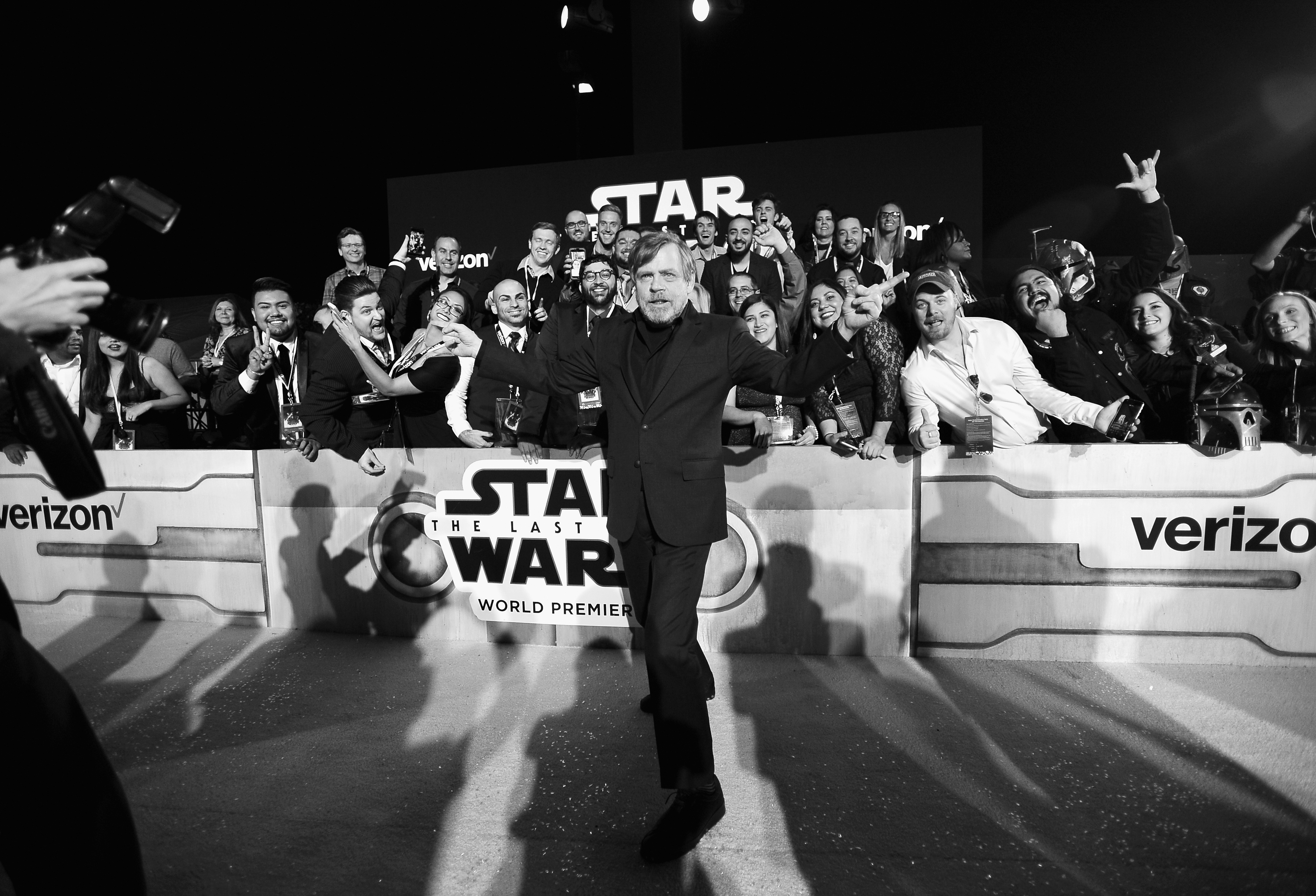 Actor Mark Hamill at the world premiere of Lucasfilm's Star Wars: The Last Jedi at The Shrine Auditorium on December 9th, 2017, in Los Angeles, California.