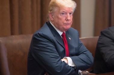 President Donald Trump hosts a roundtable on February 6th, 2018, in Washington, D.C.