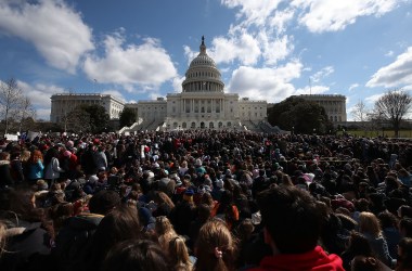 In March of 2018, one month after the Stoneman Douglas High School shooting in Parkland, Florida, students from Washington-area schools gathered during a rally at the United States Capitol to urge Congress to take action against gun violence. In early 2019, members of the 116th Congress have sponsored a relatively unprecedented number of gun-control bills.