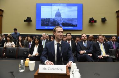 Facebook Chief Executive Officer Mark Zuckerberg testifies during a U.S. House Committee on Energy and Commerce hearing about Facebook on Capitol Hill in Washington, D.C., on April 11th, 2018.