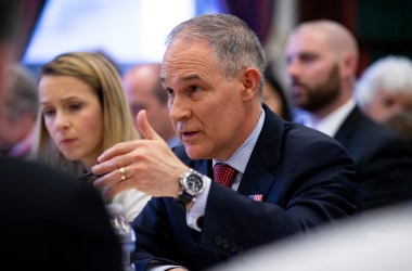 EPA Administrator Scott Pruitt testifies before the House Appropriations Committee on April 26th, 2018, in Washington, D.C.