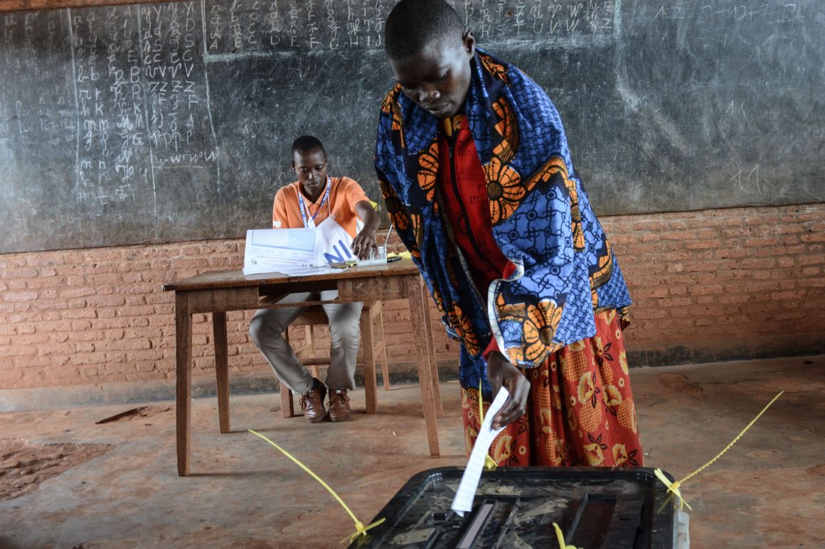 A woman casts her vote at a polling station in Ciri, northern Burundi, on May 17th, 2018, during a referendum on constitutional reforms that, if passed, will shore up the power of incumbent president and enable him to rule until 2034. For many critics, the referendum is yet another blow to hopes of lasting peace in the fledgling democracy, which experienced decades of conflict marked by violence between majority Hutu and the minority Tutsi who had long held power.