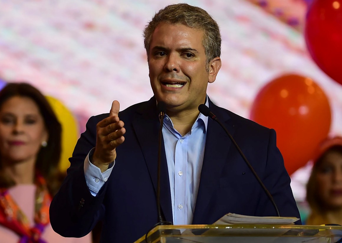 Colombian President Ivan Duque.