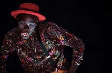 A man dances on the runway during an eco-fashion show for recycled or biodegradable materials as part of the Fashion for Sustainable Future event in Kisumu, Kenya, on May 31st, 2018. Beat Plastic Pollution will be the theme of this year's World Environment Day on June 5th.