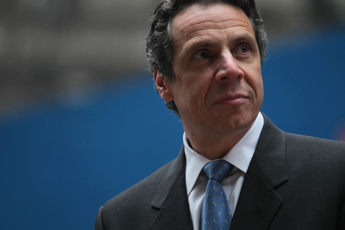 Governor Andrew Cuomo, pictured here in 2010.