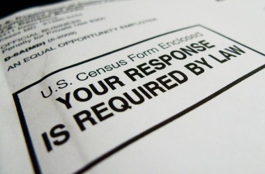 The 2010 U.S. Census form.