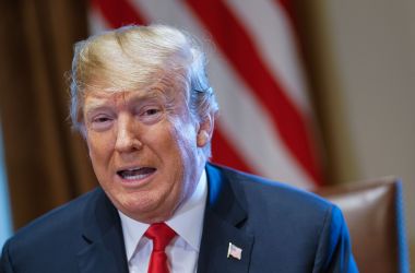 President Donald Trump speaks during a meeting with Republican members of Congress and Cabinet members in the Cabinet Room of the White House on June 20th, 2018.