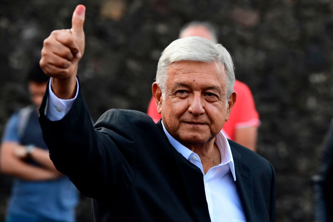 Mexico's President Andres Manuel Lopez Obrador.