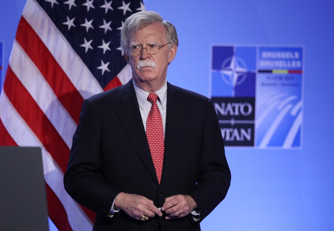 U.S. National Security Adviser John Bolton.