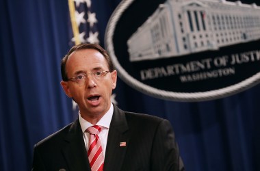 Deputy Attorney General Rod Rosenstein announced indictments against 12 Russian intelligence agents for hacking