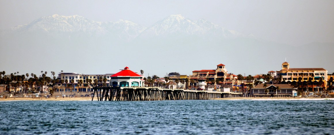The Huntington Beach Pier.