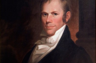 A portrait of Henry Clay, by Matthew Harris Jouett, circa 1818.