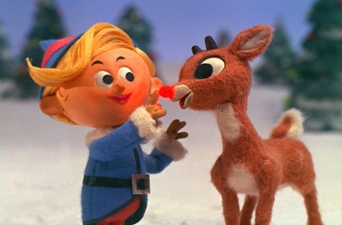 Young Rudolph (right) and Hermey the Elf as seen in the 1964 television special, Rudolph the Red-Nosed Reindeer.