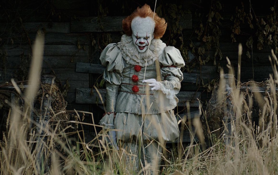 Pennywise the clown in the 2017 film It.