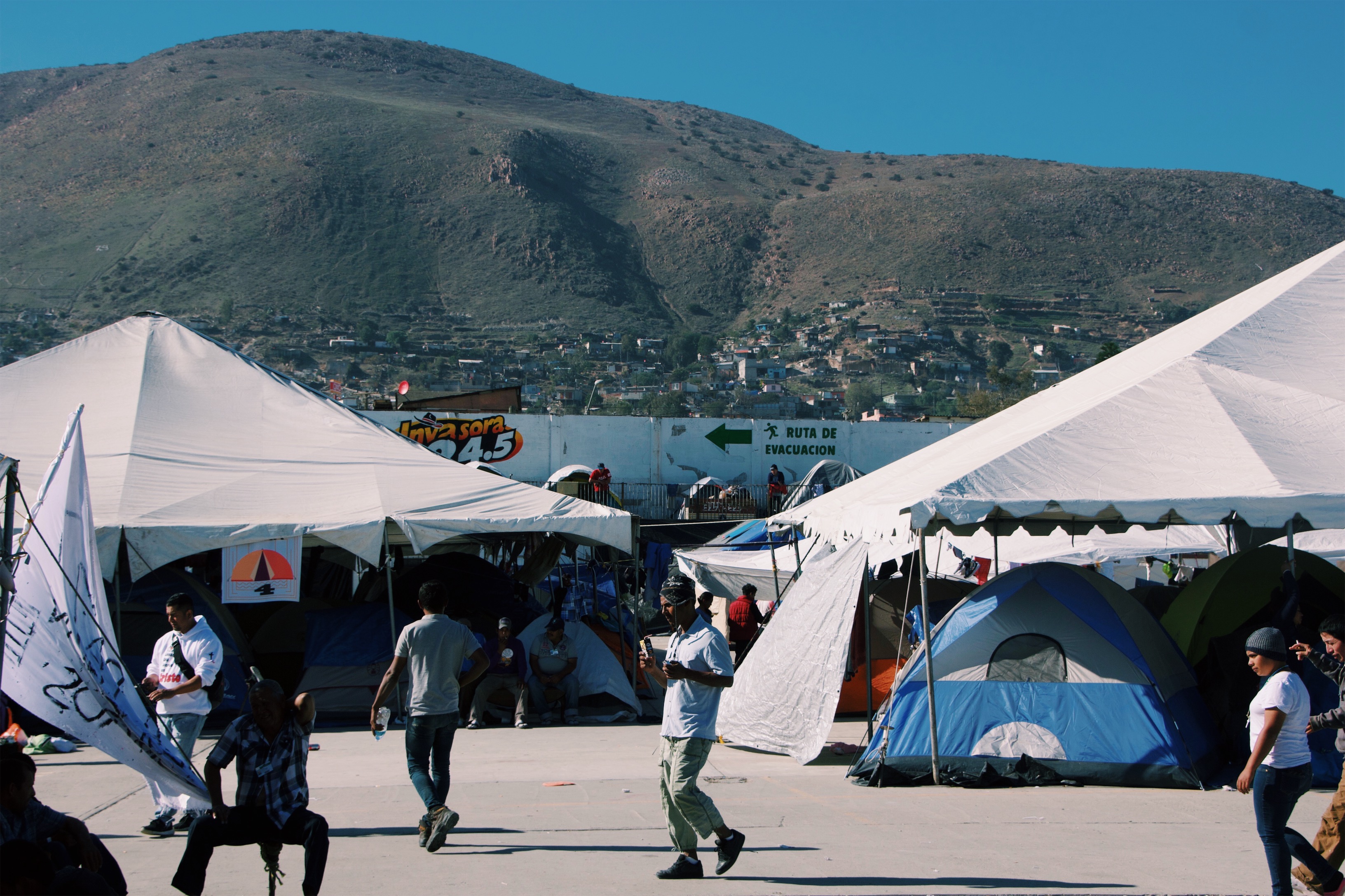 Cerro Colorado blocks the view of the U.S. border, which lies about 10 miles to the north.