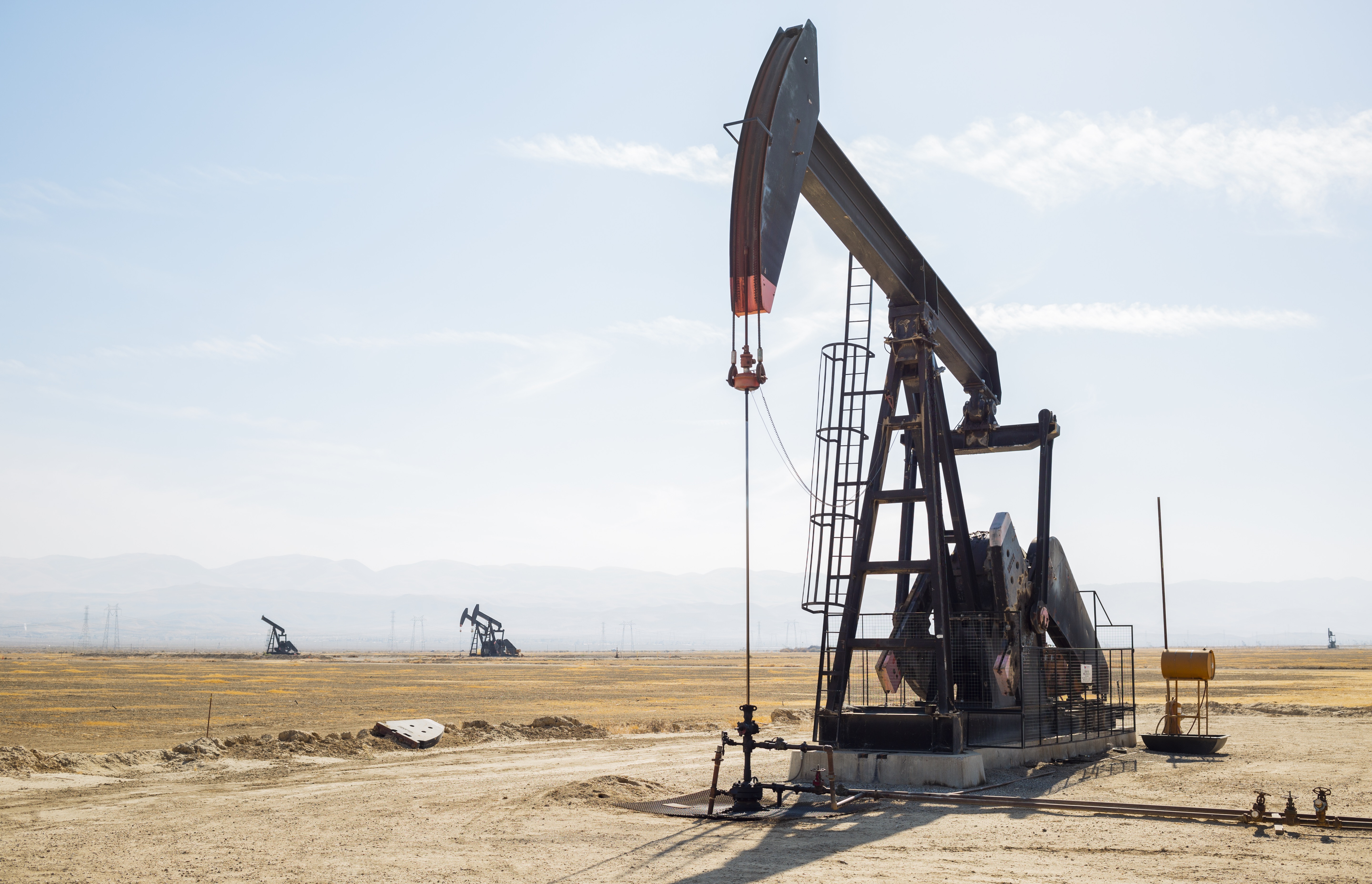 Pump jacks in Kern County.