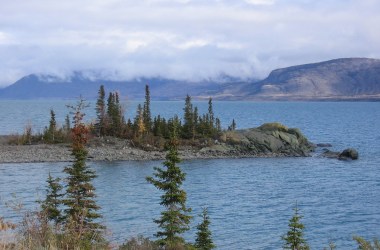 Kluane Lake.